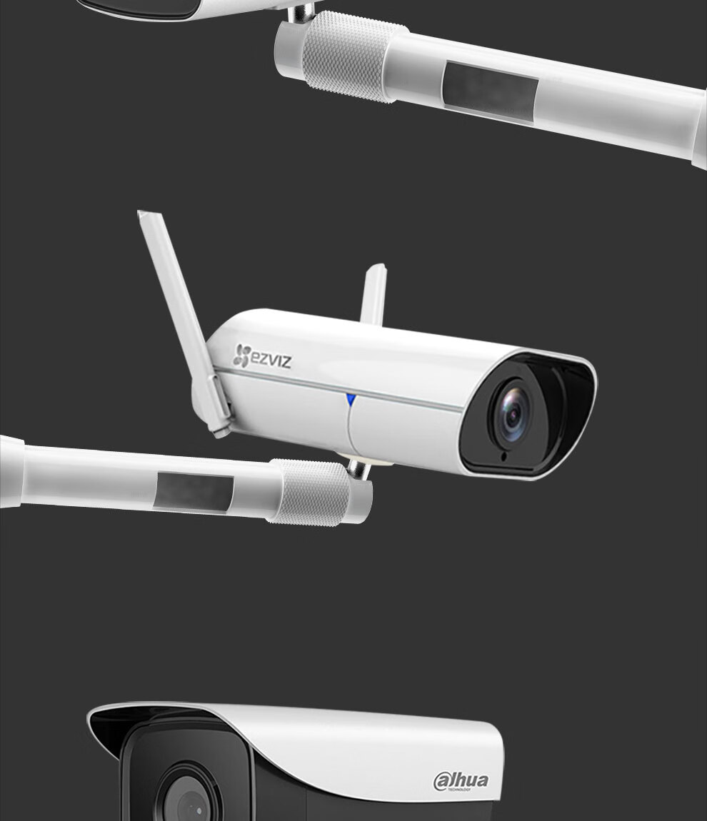 Кронштейн для камеры видеонаблюдения COMPCCTV SMT-Y2840, телескопический, удлиненный, для настенного монтажа, подходит для внутреннего и наружного использования с камерами Hikvision или Dahua, 20-40 см