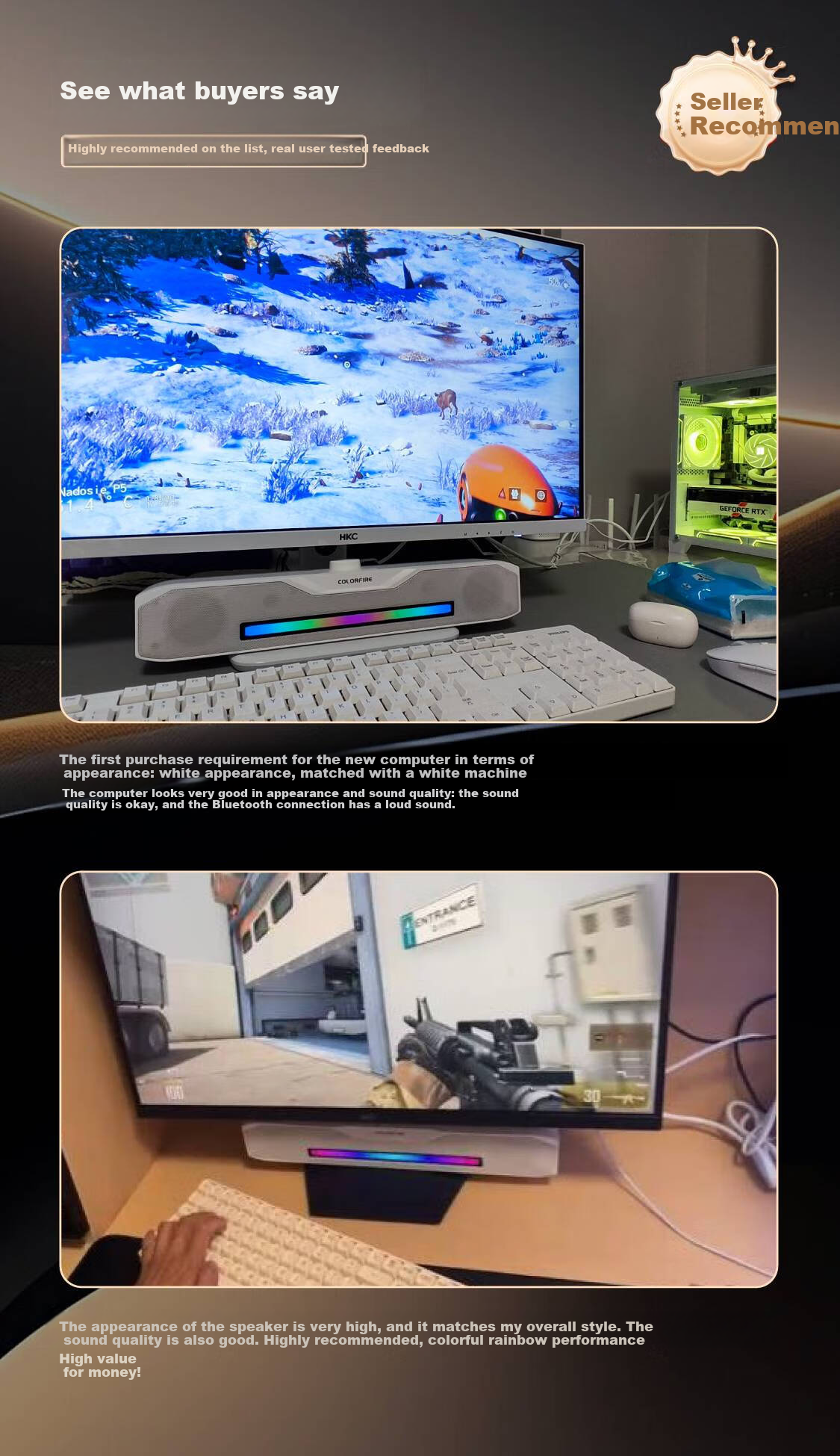 Компьютерная колонка COLORFIRE