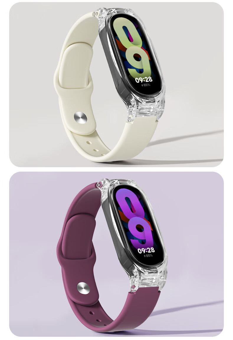 Ремешок Iboann для Xiaomi Mi Band 7 NFC, сменный, силиконовый, синий