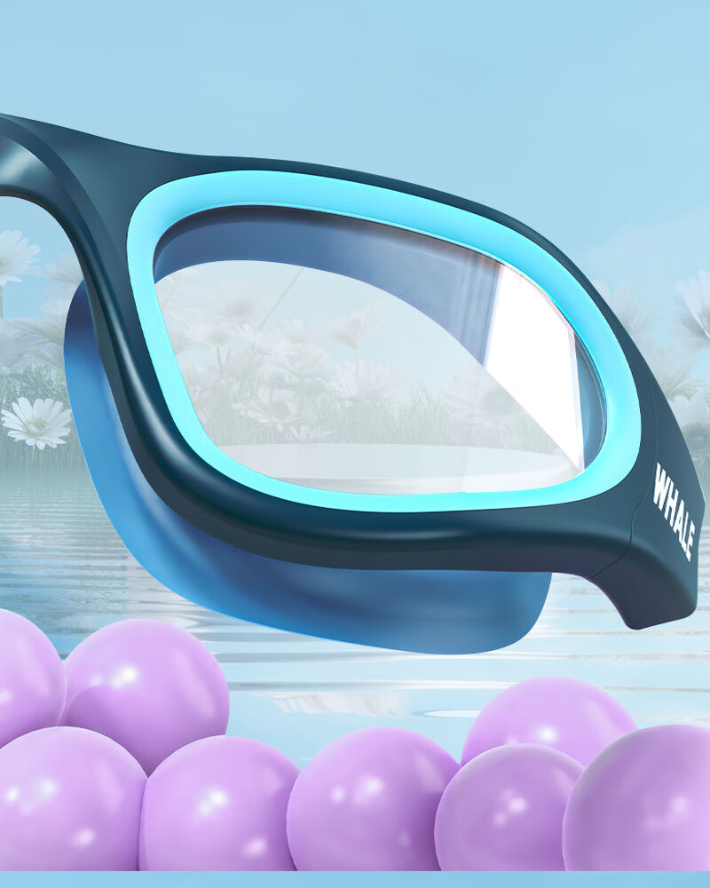 Детские очки для плавания SPRING SWHALE, противотуманные, с защитой глаз, водонепроницаемые, 1888