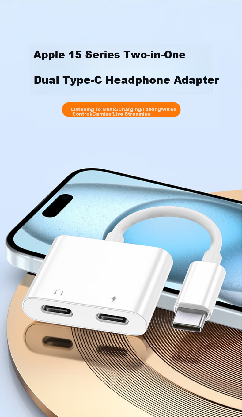 Переходник Type-C на Dual USB-C