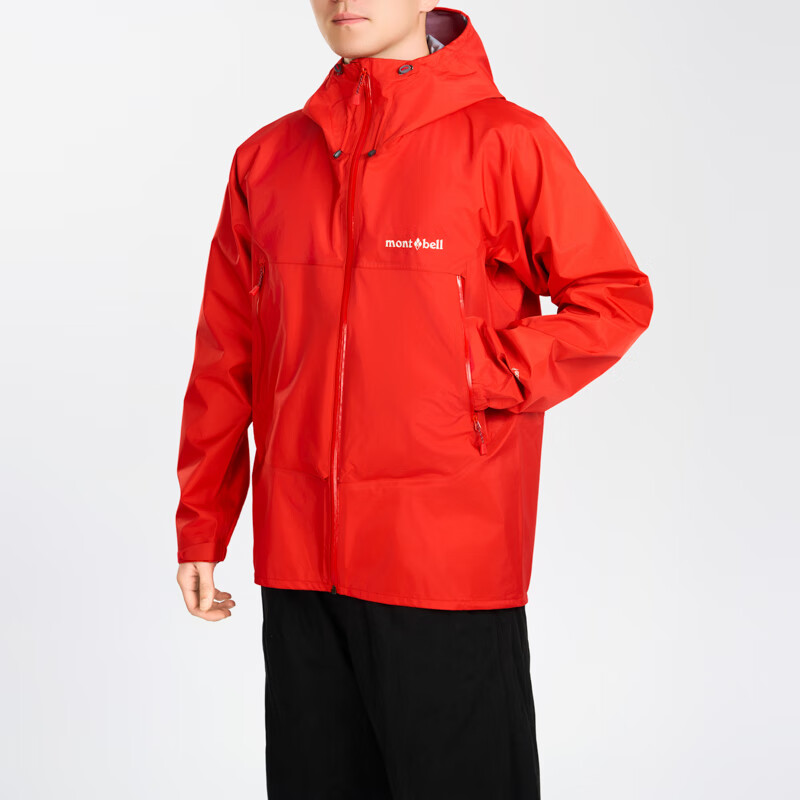 Мужская непромокаемая куртка Mont·bell Rain Dancer 1128729, красная, размер XL