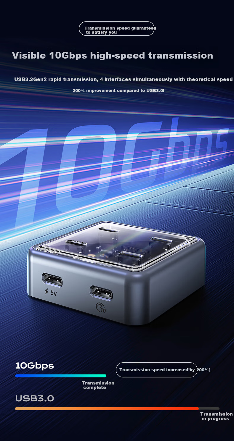 Многопортовый USB-C хаб ORICO