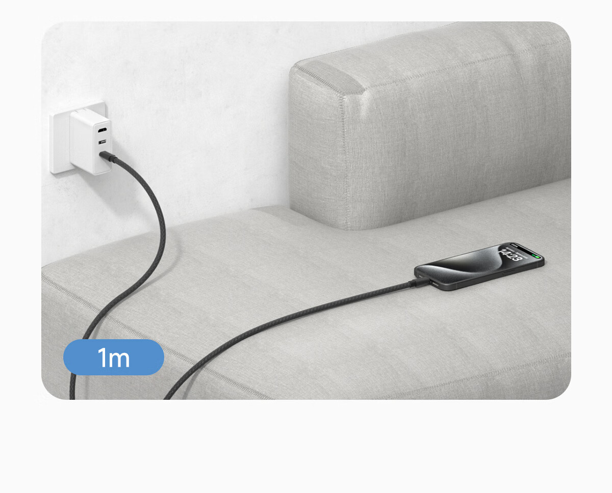 Кабель Hagibis Type-C USB 4, Thunderbolt 4/5, 80 Гбит/с, 240 Вт, 0.5 м