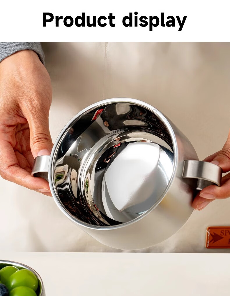 Детская миска Onlycook из нержавеющей стали 316L с крышкой и присоской, 350 мл, дизайн "Маленькая свинка"