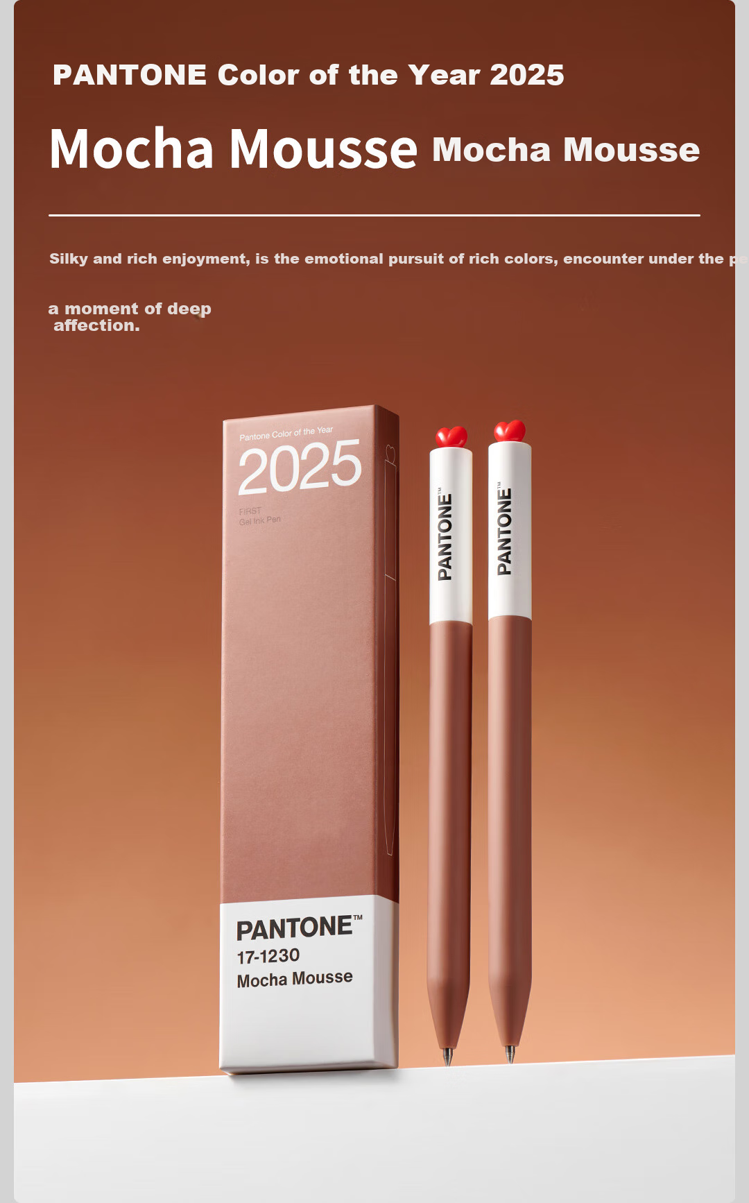 Гелевая ручка KACO X PANTONE Collaboration, 0.5 мм, черная, 2 шт.