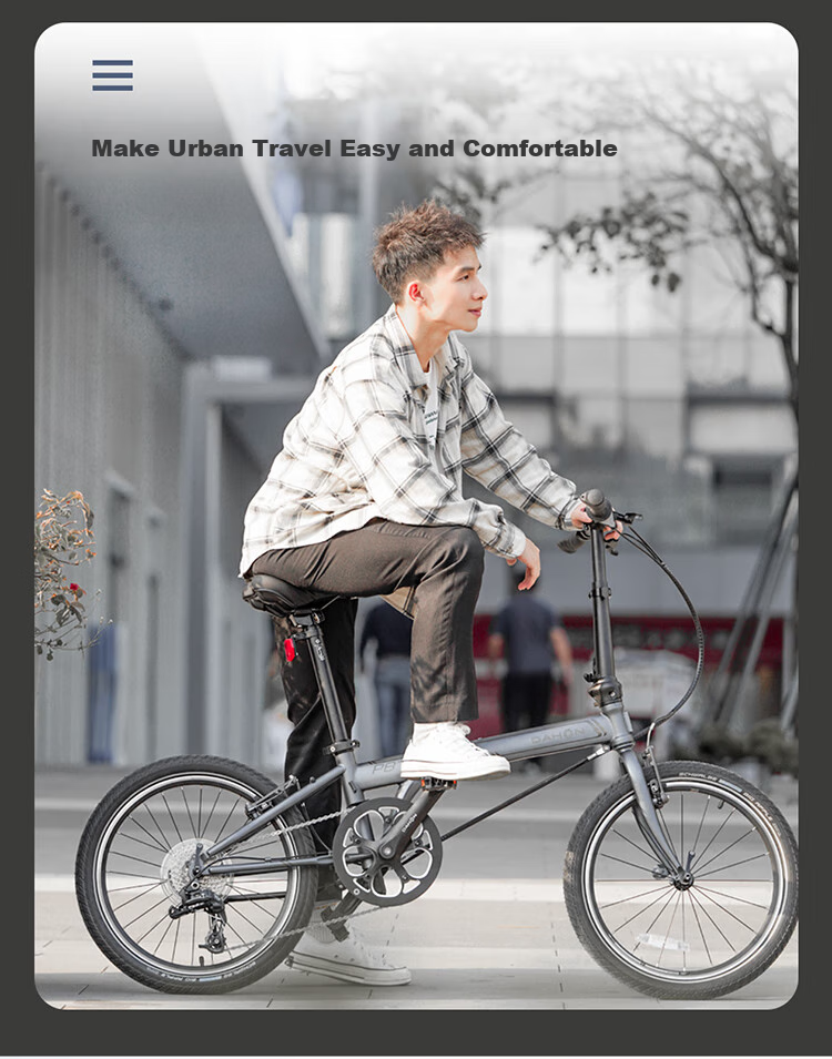 DAHON Classic P8 KBC083, складной велосипед, 20 дюймов, 8 скоростей, белый
