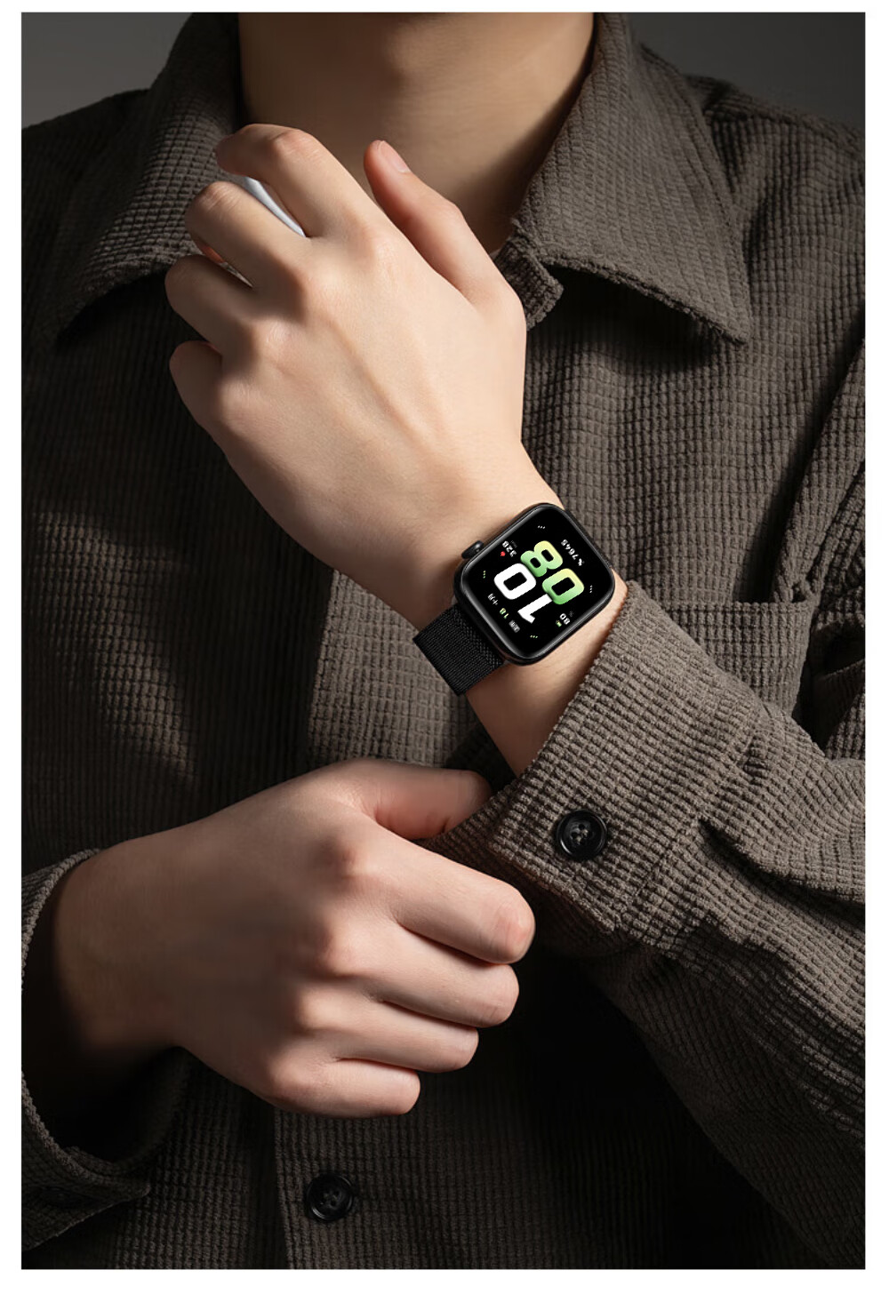 Ремешок Iboann Milanese Magnetic для HONOR Watch 5, водонепроницаемый, из нержавеющей стали, металлический, с магнитной застежкой, аксессуар для умных часов