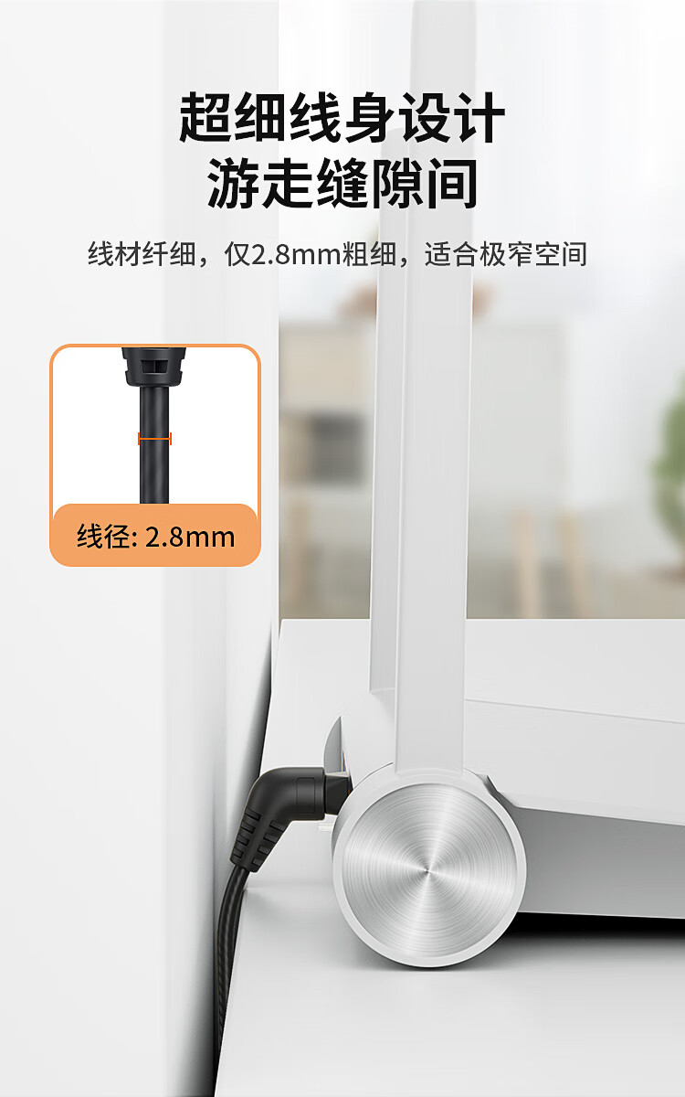 Сетевой кабель CABLE CREATION CL0370-G CAT6A, 0.25 м, тонкий, с вращающимся угловым разъемом RJ45, 10 Гбит/с