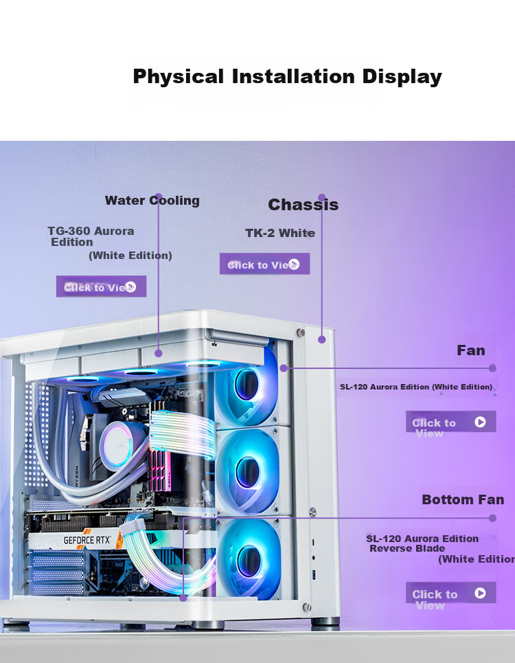 Кабель-удлинитель для видеокарты JONSBO Rainbow Bridge DY-2, 3x 8pin, ARGB подсветка, синхронизация 5V