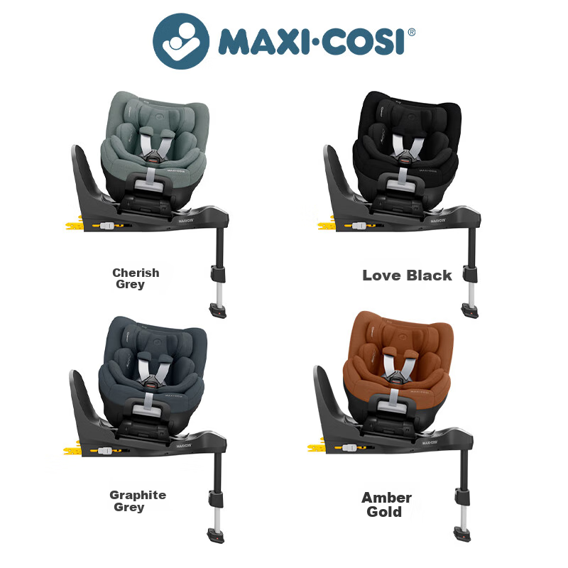 Автокресло Maxi-Cosi Mica360Pro для детей от 0 до 4 лет, сертифицированное i-Size, одобренное ADAC, с вращением на 360 градусов, цвет графитовый серый