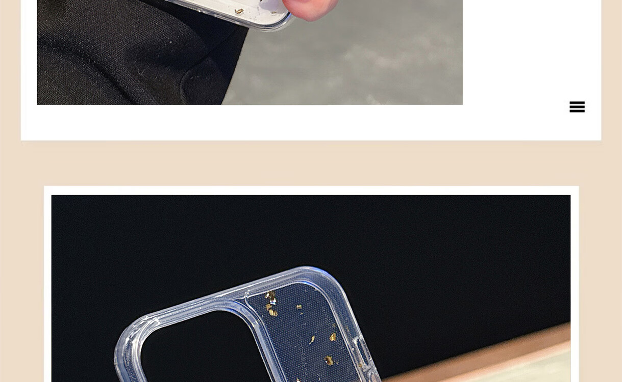 Чехол KEKLLE для Apple iPhone 15 Pro, противоударный, прозрачный, с золотой фольгой, силиконовый, с защитой камеры, полный охват, цвет "Lucky Turn"