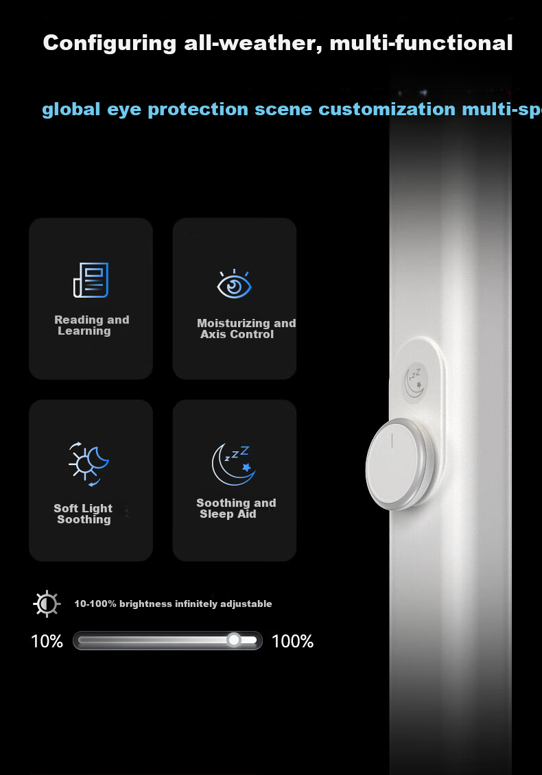 Напольная лампа UNDERSKY C1Pro с защитой глаз, полноспектральная, уличный фонарь, напольная лампа с контролем оси, отдельно стоящая лампа для защиты глаз