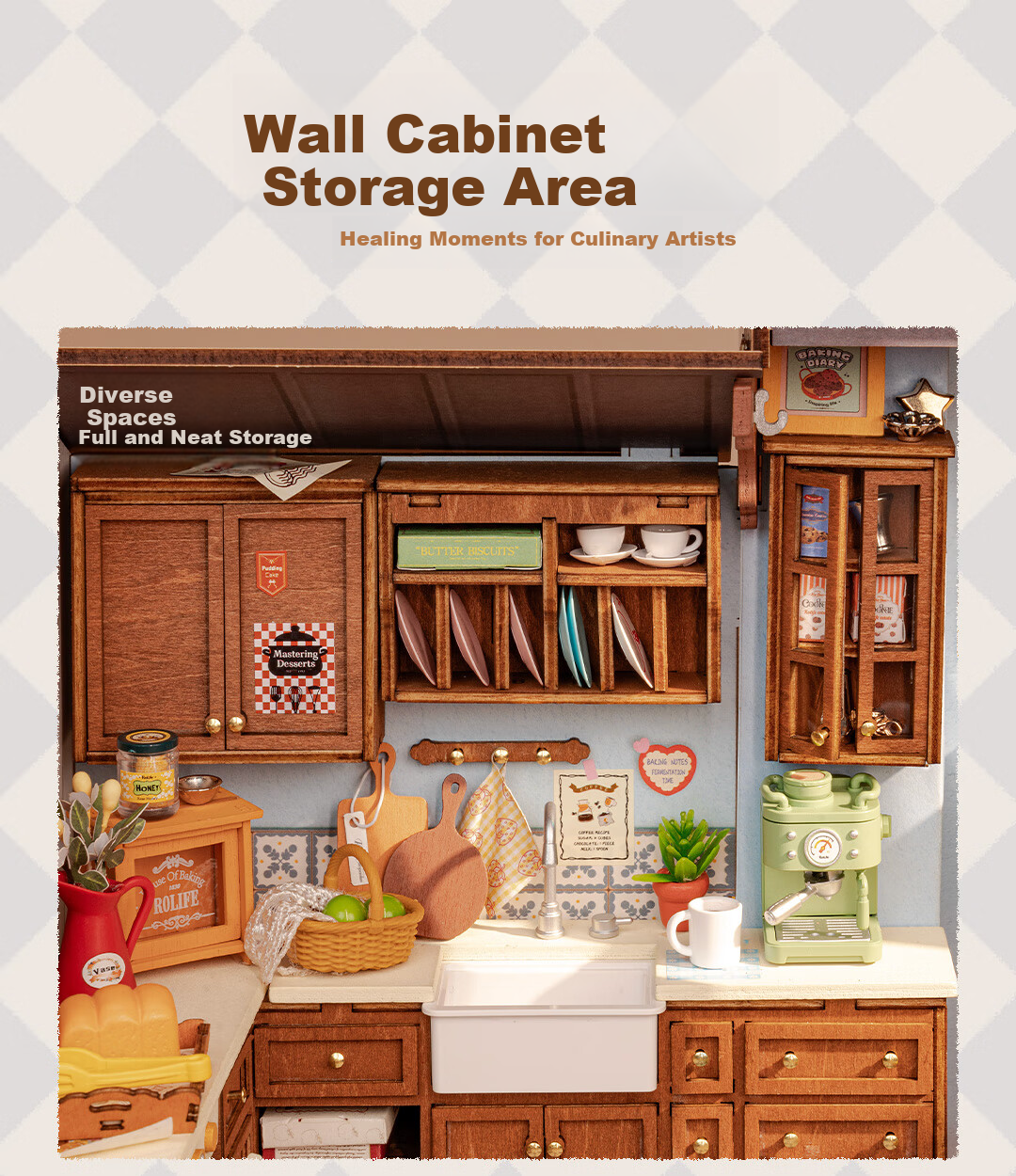 Конструктор Rolife "Пекарня" DIY Dollhouse, подарок на день рождения, День Святого Валентина, Новый год