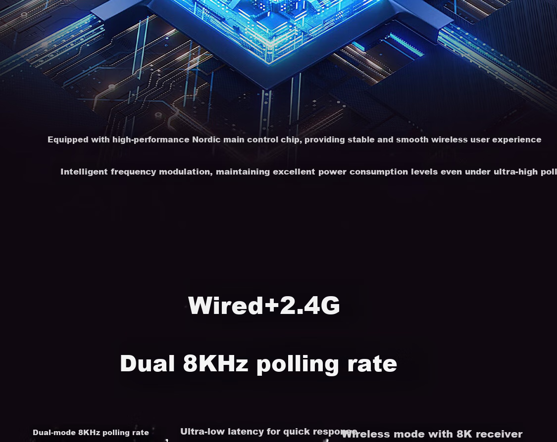 Игровая беспроводная мышь ThundeRobot ML6PRO 8K Gaming Edition, эргономичная, красная, для правой руки, 57г, 20000+ DPI