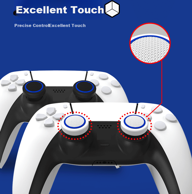 Силиконовые накладки на джойстики IINE для контроллеров PS5/Switch Pro, Xbox/PS4, противоскользящие, защищающие от пота