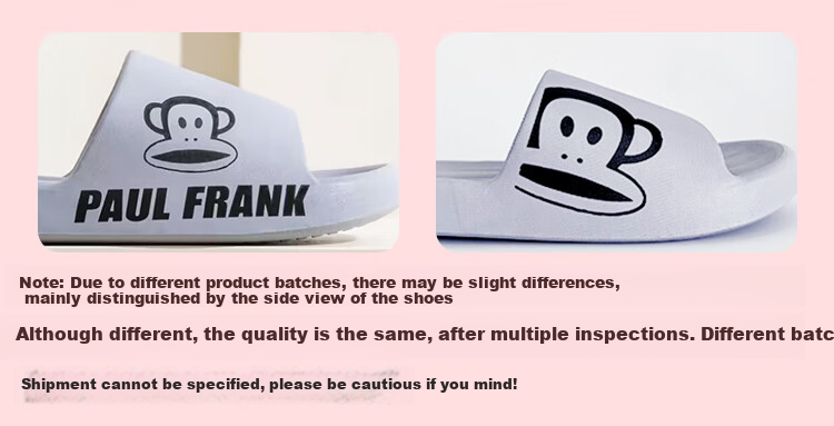 PaulFrank Тапочки для мужчин, легкие, летние, толстая подошва, мягкие и упругие, для дома и душа, PF5728, серый, размер 40-41