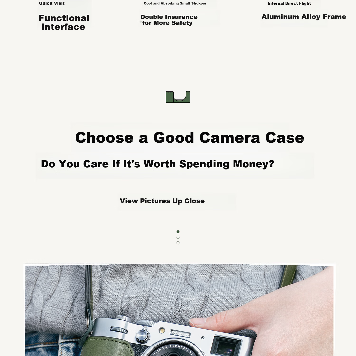 Кожаный чехол-футляр для камеры Fujifilm X-M5 SmallRig 4880, полузакрытый, с ремешком на запястье, коричневый