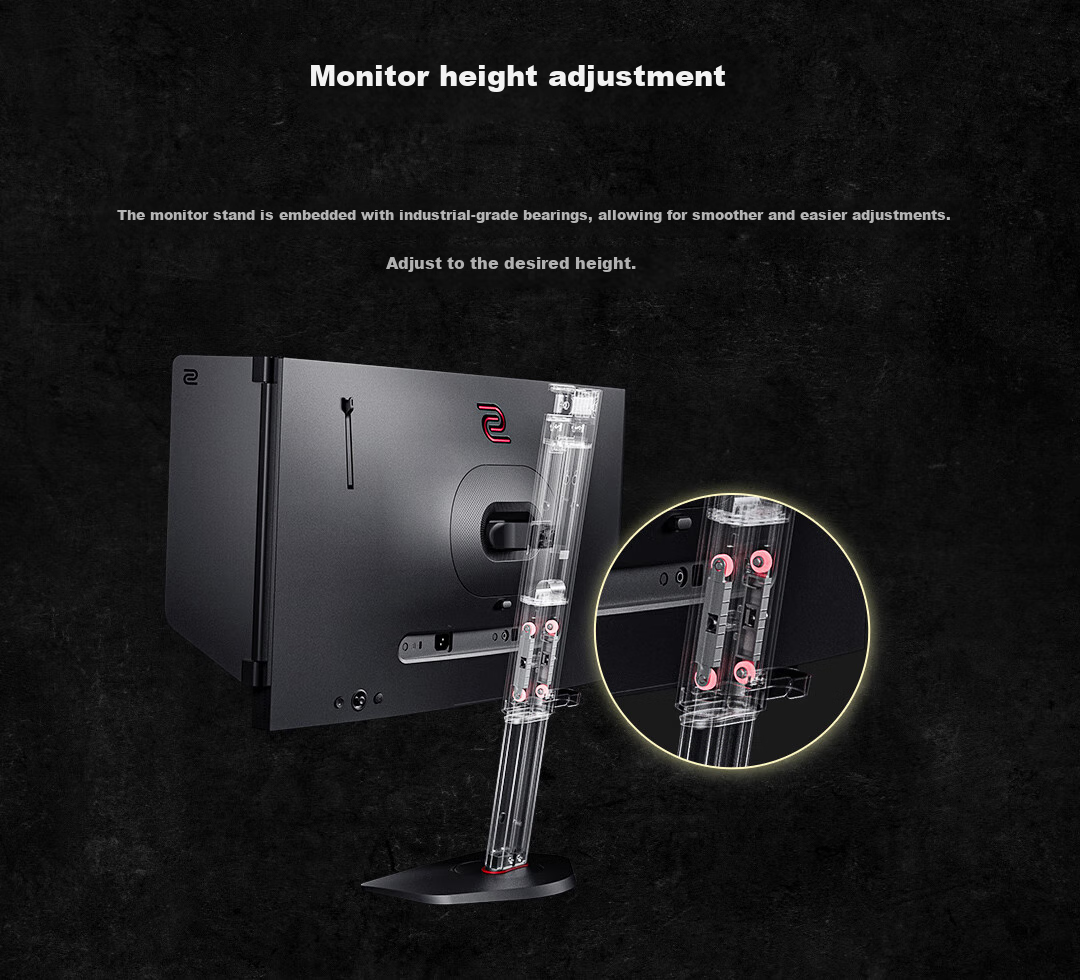 Игровой монитор ZOWIE GEAR XL2586X+, 24.1 дюймов, 600 Гц, 0.5 мс, TN, 1920x1080, 16:9, черный