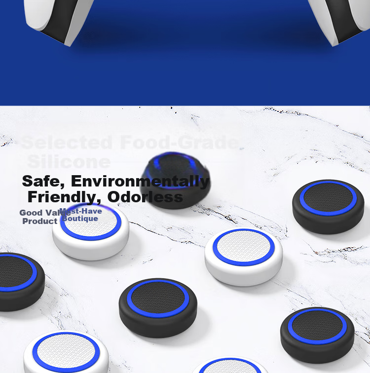Силиконовые накладки на джойстики IINE для контроллеров PS5/Switch Pro, Xbox/PS4, противоскользящие, защищающие от пота