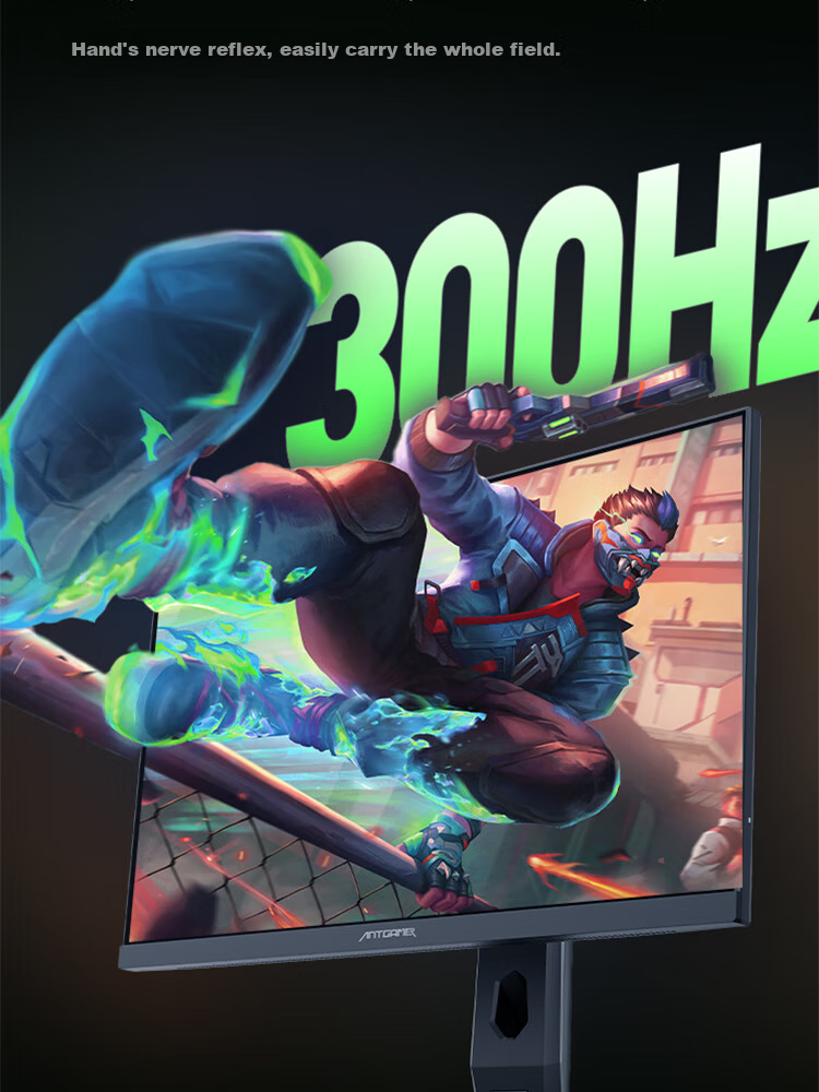Игровой монитор ANTGAMER ANT253PQ, 24.5 дюйма, 2K (2560x1440), 300 Гц, 1 мс, IPS, HDR400, G-Sync/FreeSync
