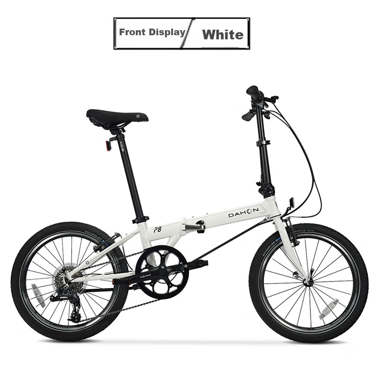 DAHON Classic P8 KBC083, складной велосипед, 20 дюймов, 8 скоростей, белый