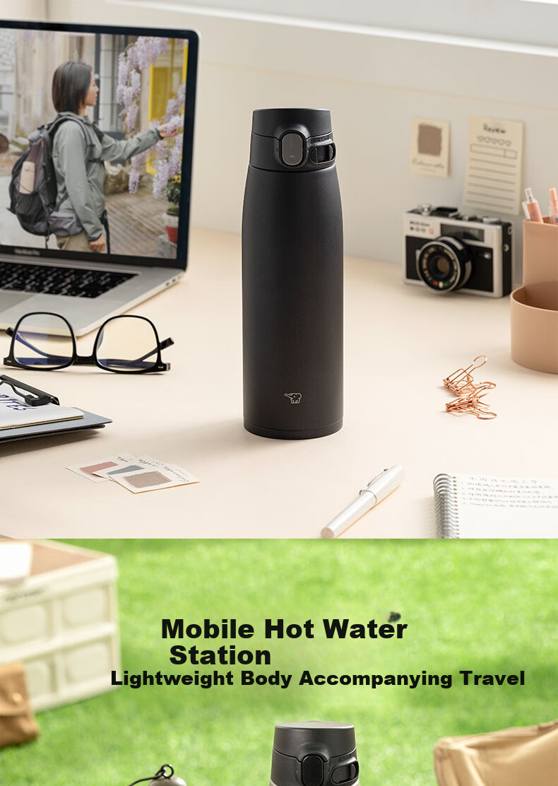 Термос ZO JIRUSHI, 950 мл, нержавеющая сталь, для спорта и активного отдыха