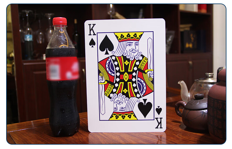 Колода игральных карт Wangjing Poker, 9x увеличенных карт для покера, Техасский холдем, большие карты для игры в покер для хайстейк игр, креативные аксессуары для настольных игр с комфортным ощущением