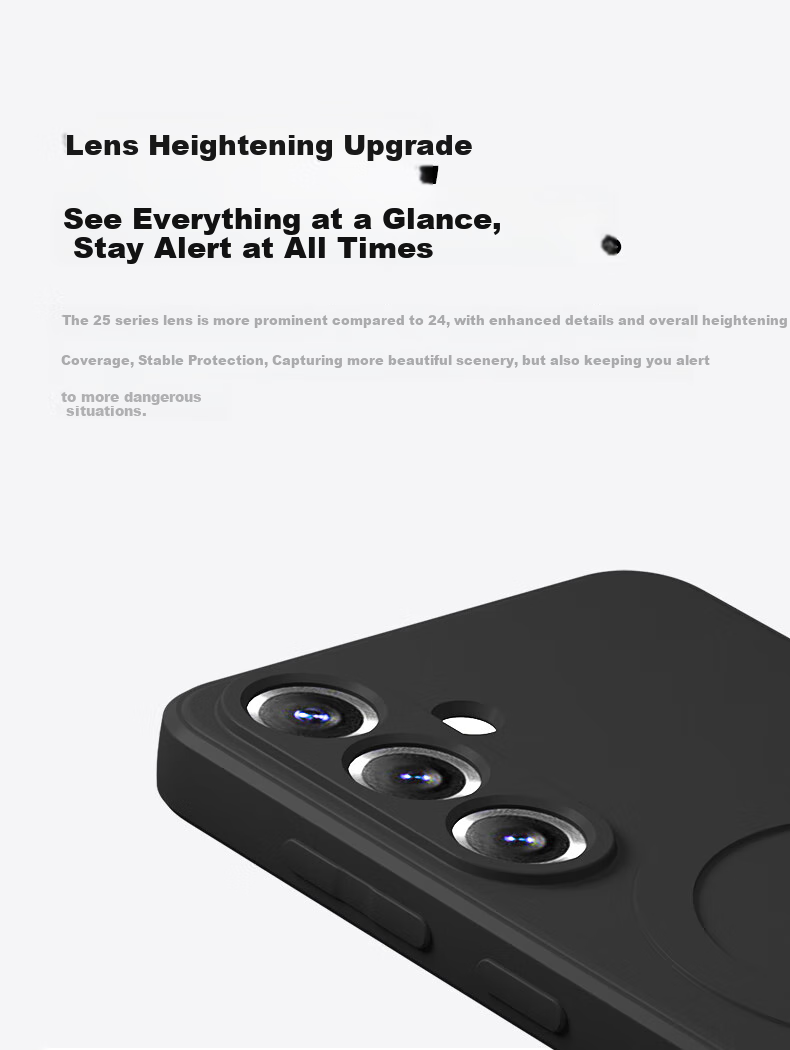 KEKLLE Чехол-накладка Магнитный для Samsung S25 Ultra, черный