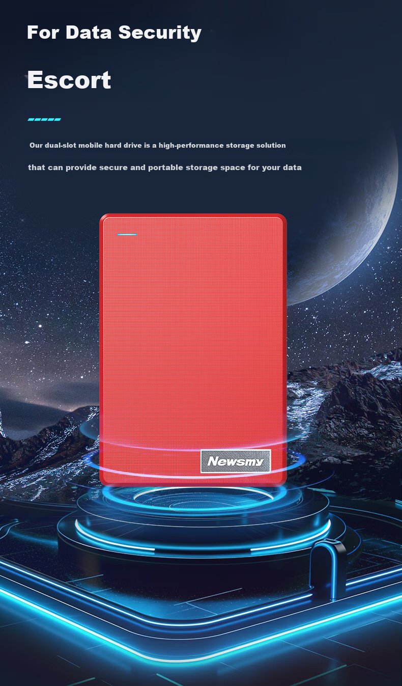Внешний жесткий диск Newsmy Qingfeng Plus, 1 ТБ, портативный, USB 3.0, 2.5 дюйма, розовый
