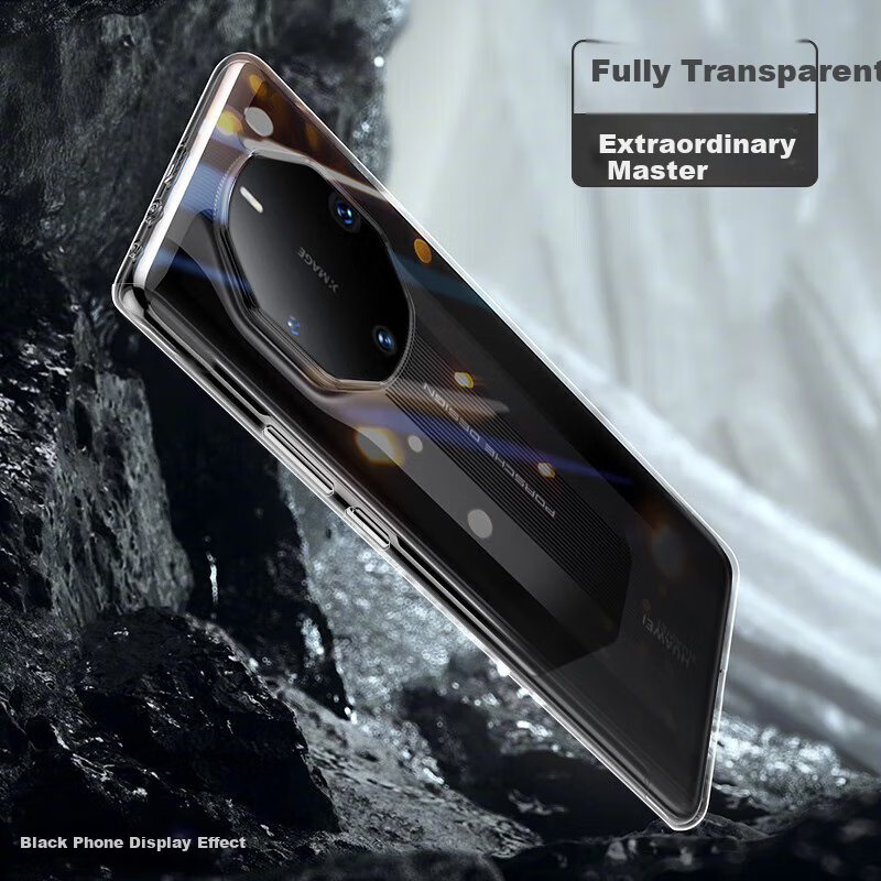 KAICAI Чехол для Huawei Mate 60 RS, Porsche Design, ультратонкий, прозрачный, с полной защитой, противоударный, для мужчин и женщин