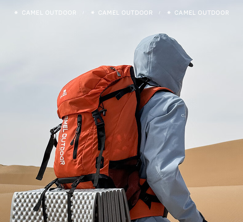 Рюкзак CAMEL для походов, туризма и кемпинга, большой вместимости, унисекс, модель 7S3AC3034A, цвет "Лесной зеленый"