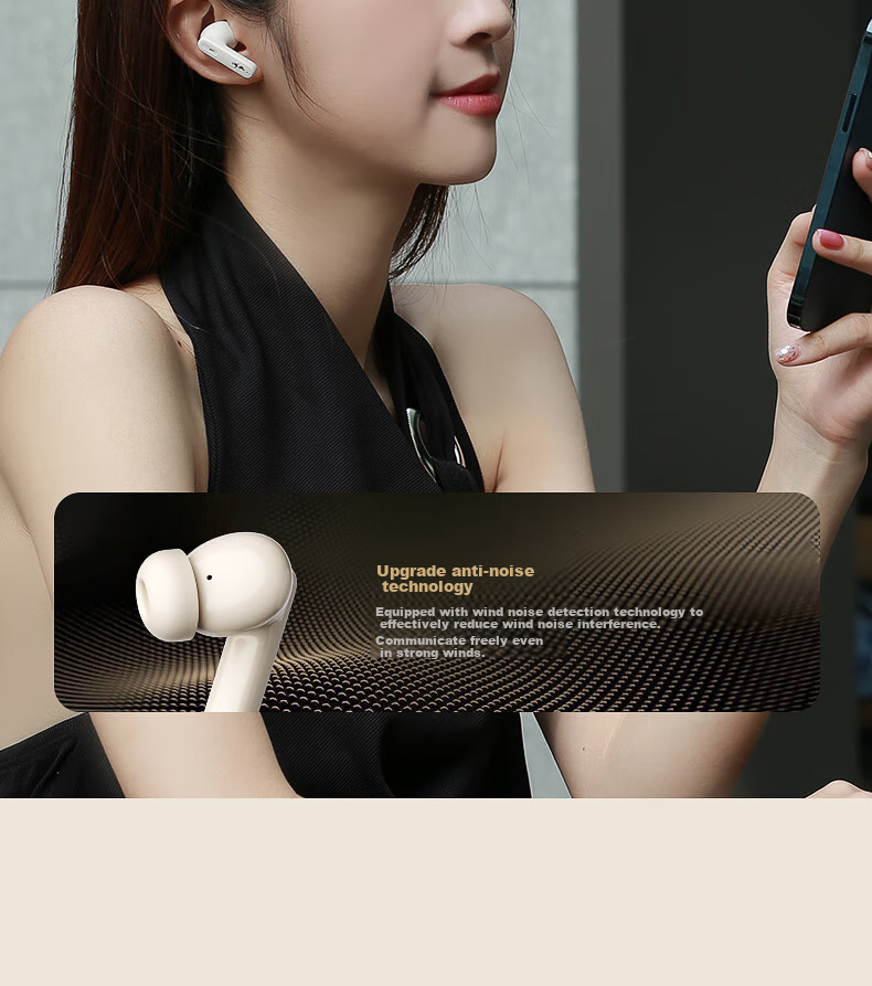 Беспроводные наушники iKF Fly Pro с активным шумоподавлением, Bluetooth 6.0, низкая задержка 38 мс, 4 микрофона для звонков, длительное время работы до 30 часов, белый