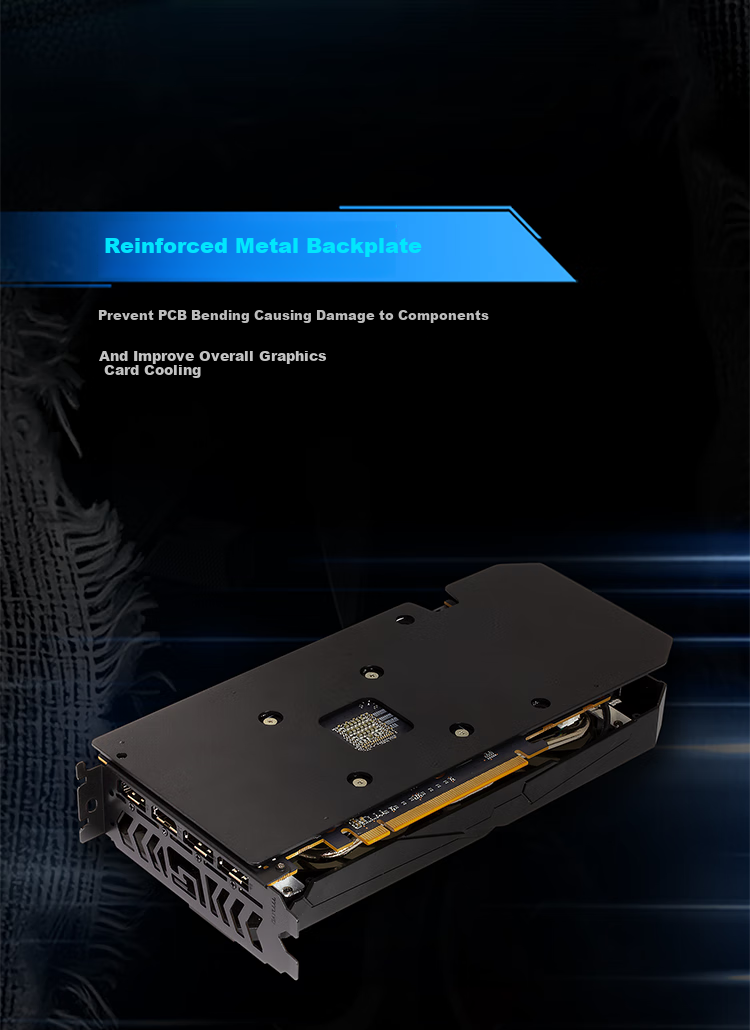 Видеокарта Hanxun AMD RADEON RX 7650GRE Wanderer, черная, 8 ГБ, двухвентиляторная, новая игровая дискретная видеокарта