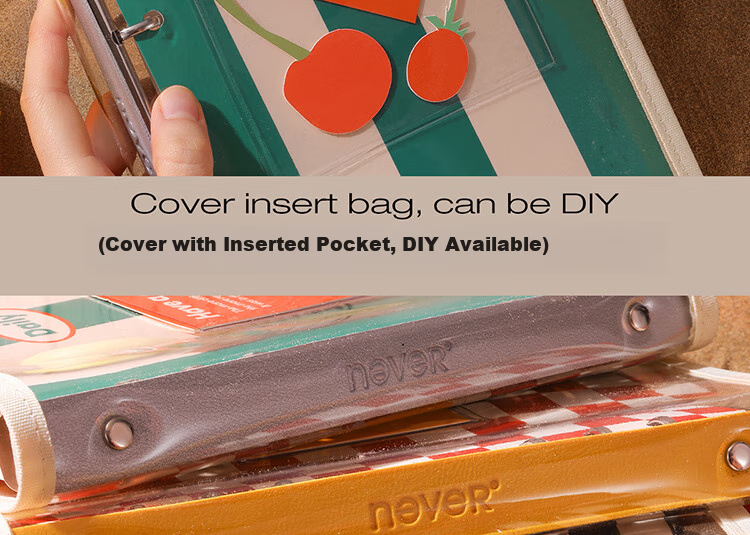 Never Lively Notebook 3.0 Loose-Leaf A5 Detachable Transparent Cover Notebook