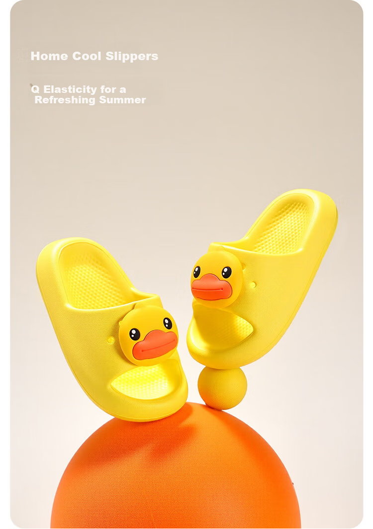 Детские шлепанцы B.Duck, домашняя обувь для мальчиков и девочек, милые сандалии с одной пряжкой, зеленые, размер 31