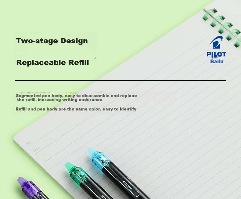 PILOT Retractable Erasable Gel Pen 0.5mm, розовый, 12 шт.