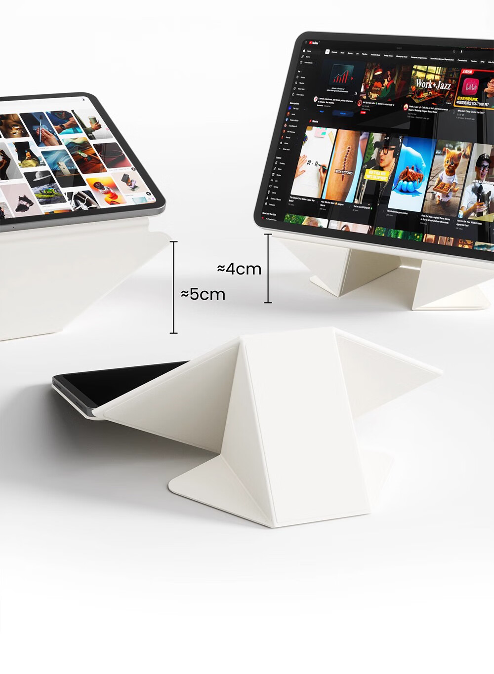 Чехол Zhiting для iPad Pro 11 дюймов (2025/2024, чип M5/M4) с двойным магнитным зажимом, противоударный, тонкий, с углом защиты от изгиба, цвет "Дымчато-серый"