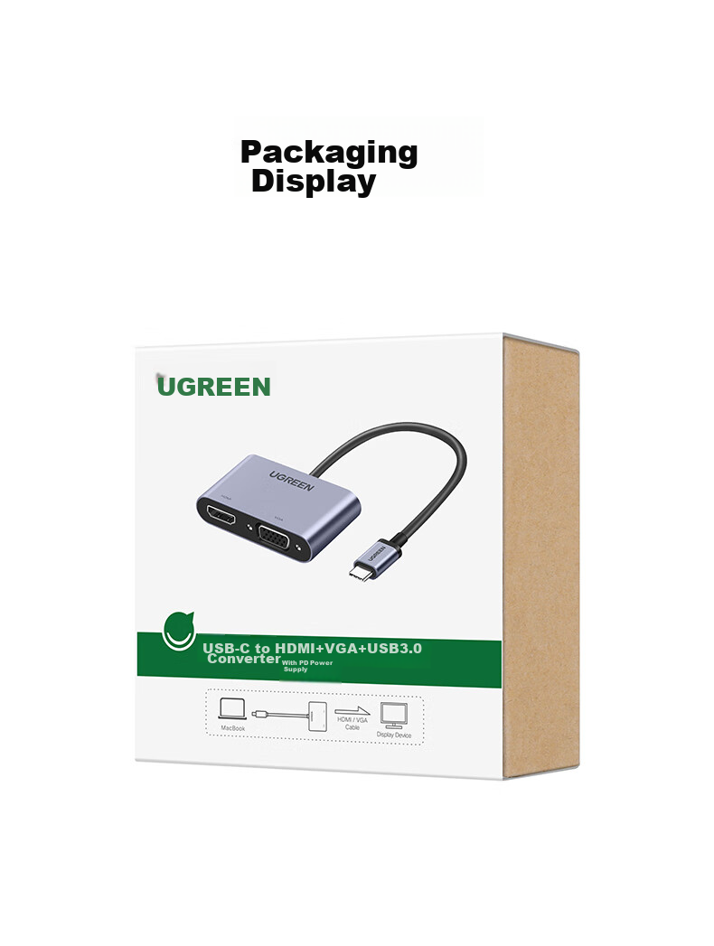 Адаптер USB-C HDMI/VGA