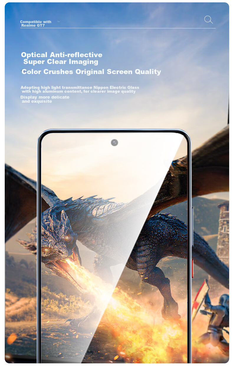 Защитное стекло для Realme GT7