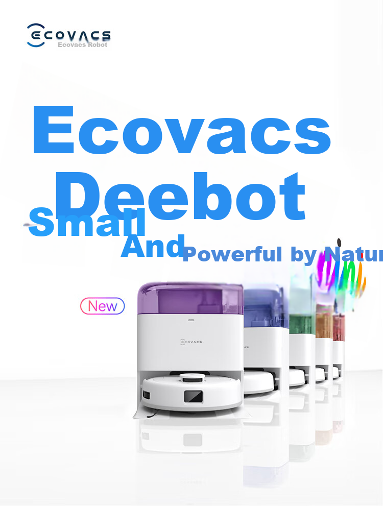 Робот-пылесос ECOVACS Deebot Mini Juejuezi, с функцией влажной уборки, фиолетовый