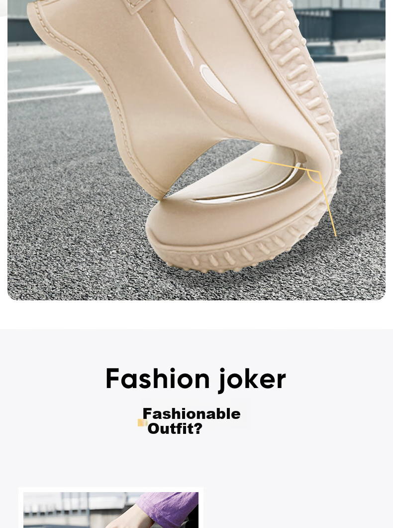 Женские непромокаемые ботинки FOOTOPPO, короткие, модные, нескользящие, абрикосовые, размер 37