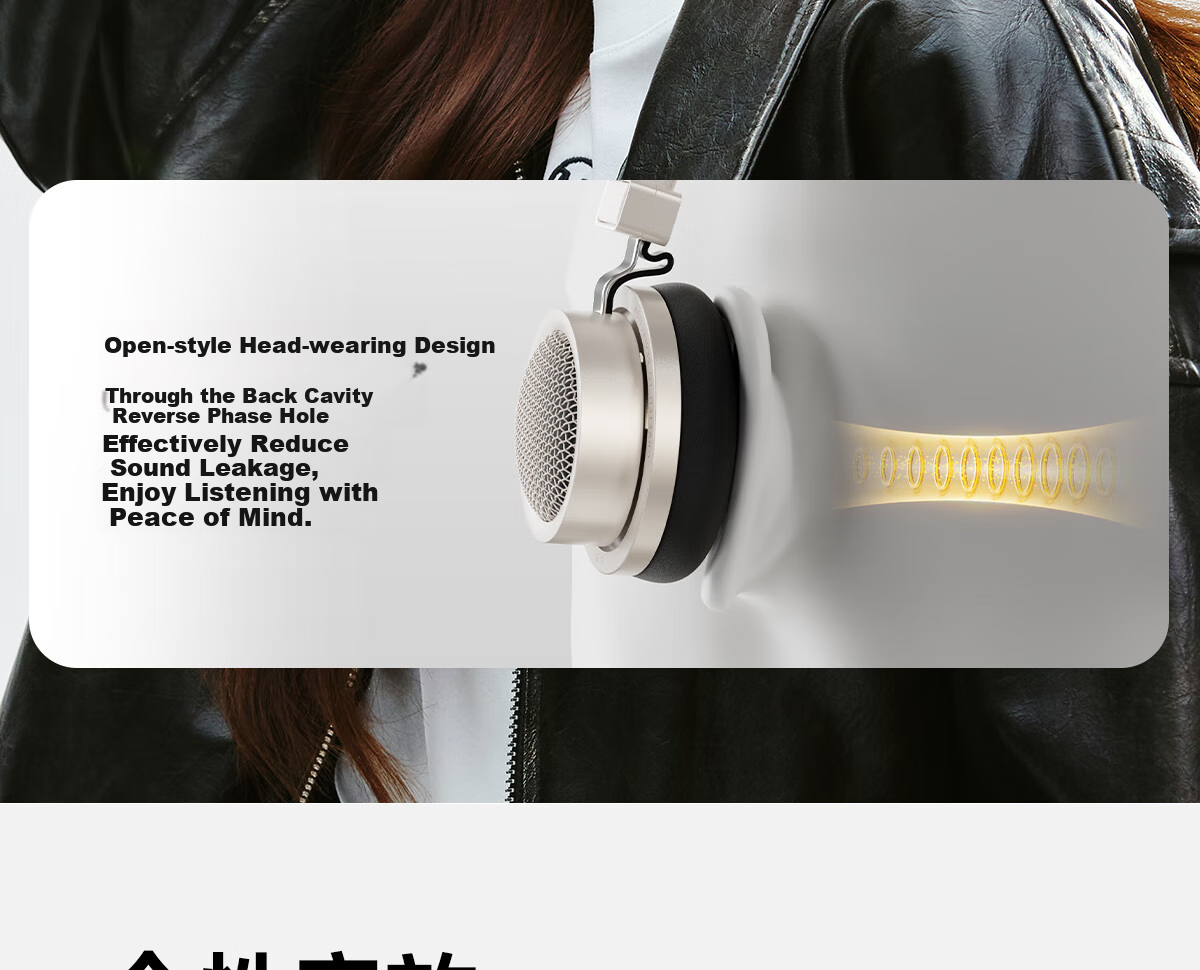 Беспроводные Bluetooth-наушники Manbuzhehuazai Doo Ace, ретро-стиль, Bluetooth 6.0, проводное и Bluetooth-соединение, для Apple, Huawei, Xiaomi, цвет "Мать-жемчуг белый"
