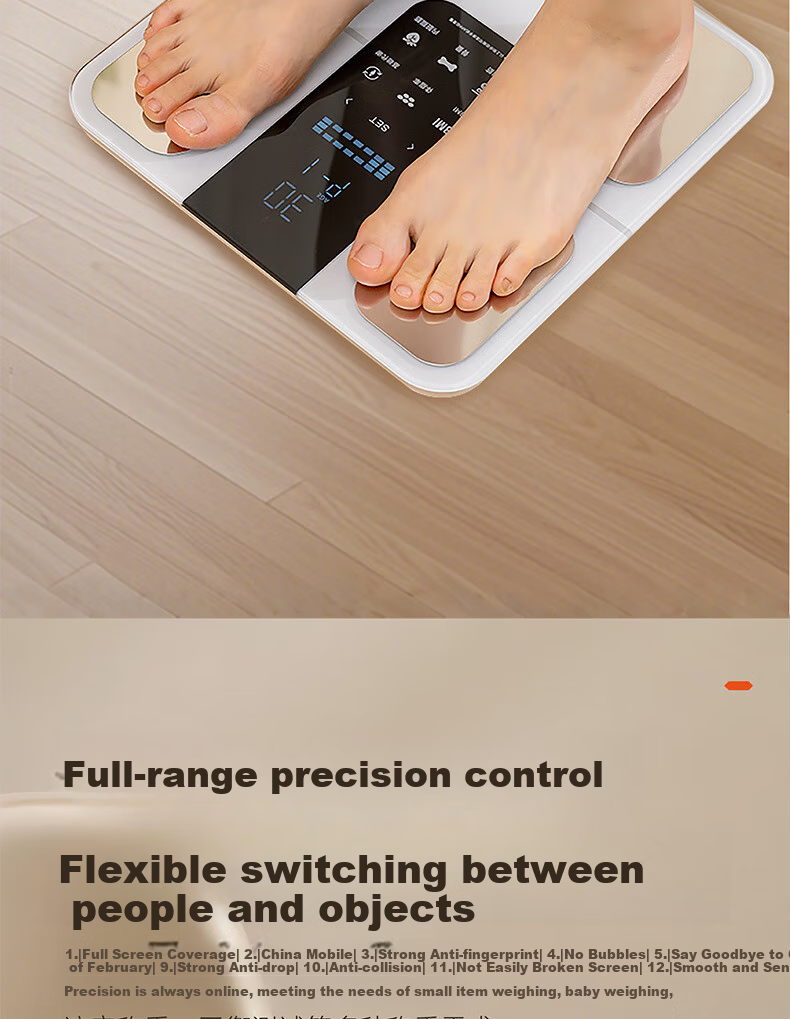 Умные напольные весы ICOMON S5, электронные, с Bluetooth, до 180 кг, измерение состава тела