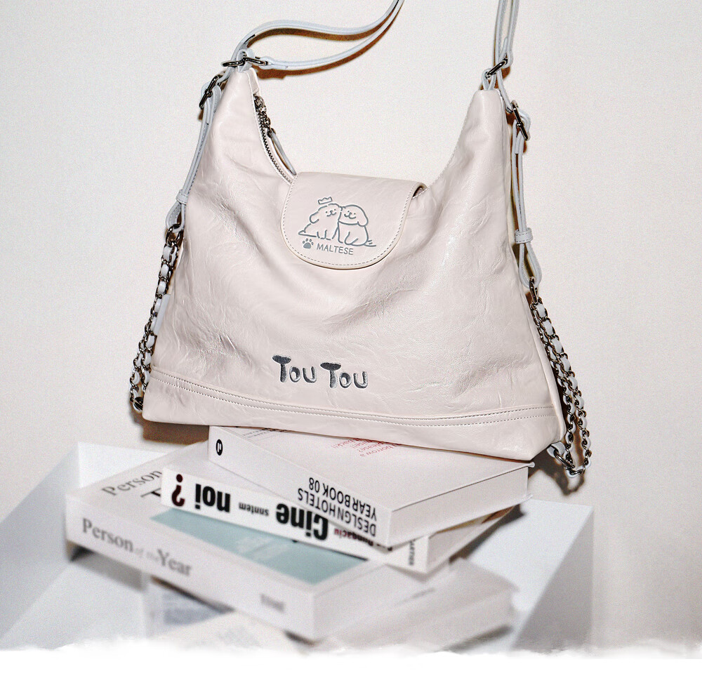 Женская сумка-тоут Toutou New Line Dog, большая, двойная плечевая, универсальная, одно плечо, подарок на день рождения, Новый год, День святого Валентина