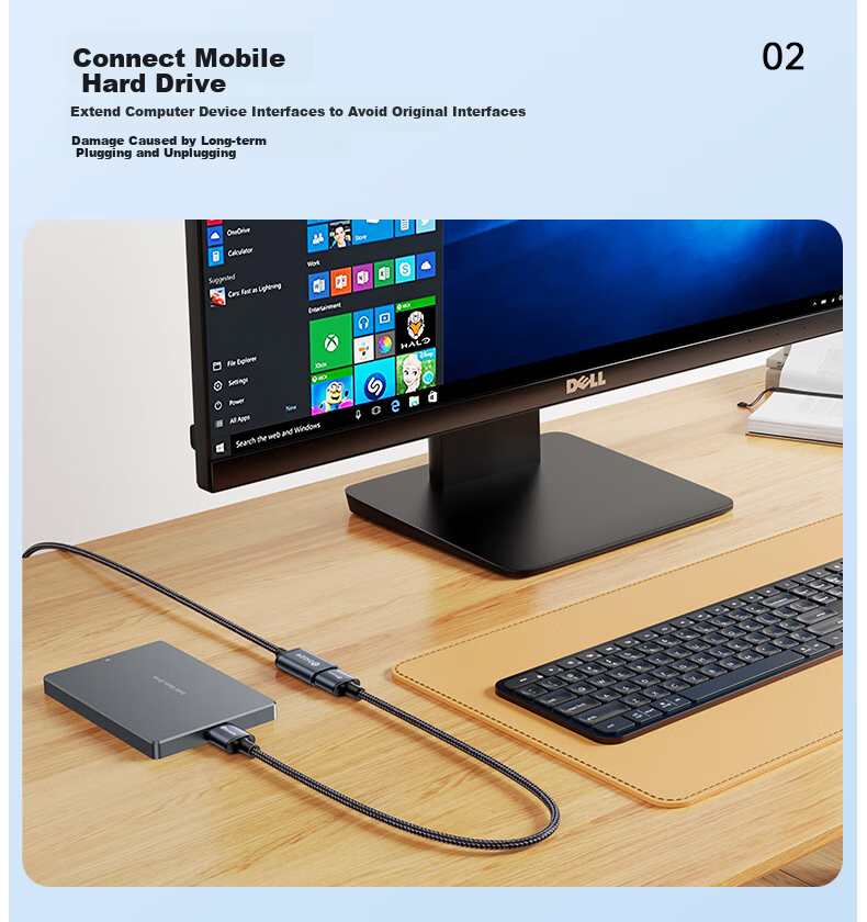 USB-удлинитель BIAZE, 3 метра, USB 3.0, мама-папа, черный