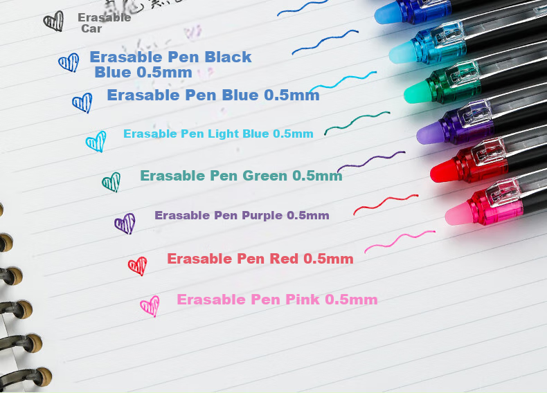 PILOT Retractable Erasable Gel Pen 0.5mm, розовый, 12 шт.