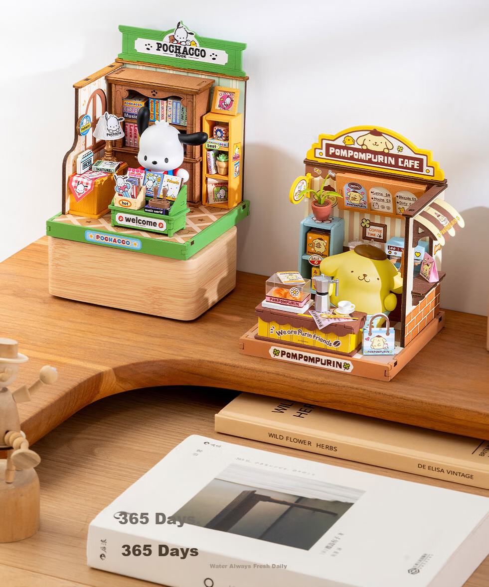 Конструктор Rolife Pac-Man Sanrio DIY Dollhouse Building Blocks Toy, Подарок на День Рождения, День Святого Валентина, Новый год
