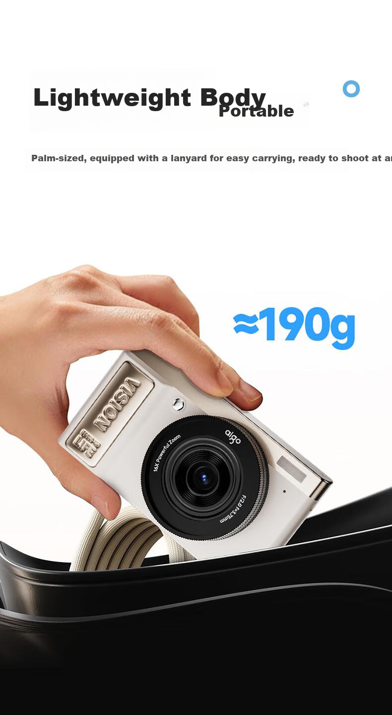 Цифровая камера aigo D9/E9 Meipai Edition, селфи-камера для студентов, зеркальная камера начального уровня, камера для путешествий, CCD, черная, 128 ГБ