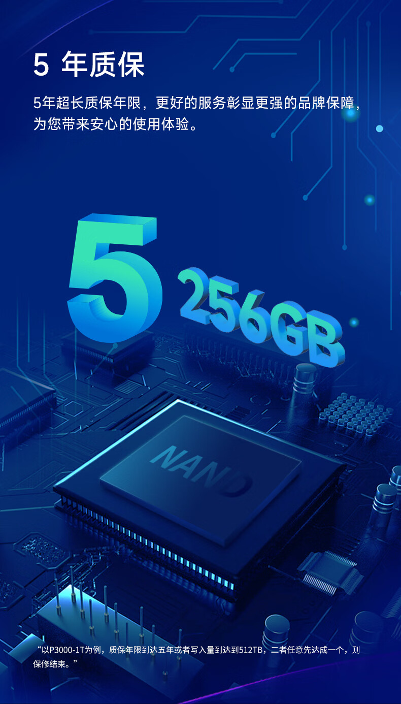 SSD накопитель Aigo P3000, 256 ГБ, M.2, NVMe, PCIe 3.0, скорость чтения 3000 МБ/с